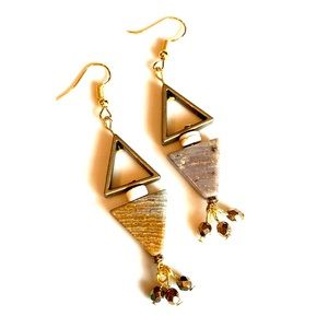 Geometric dangle earrings kathrynrdesign (a1006)